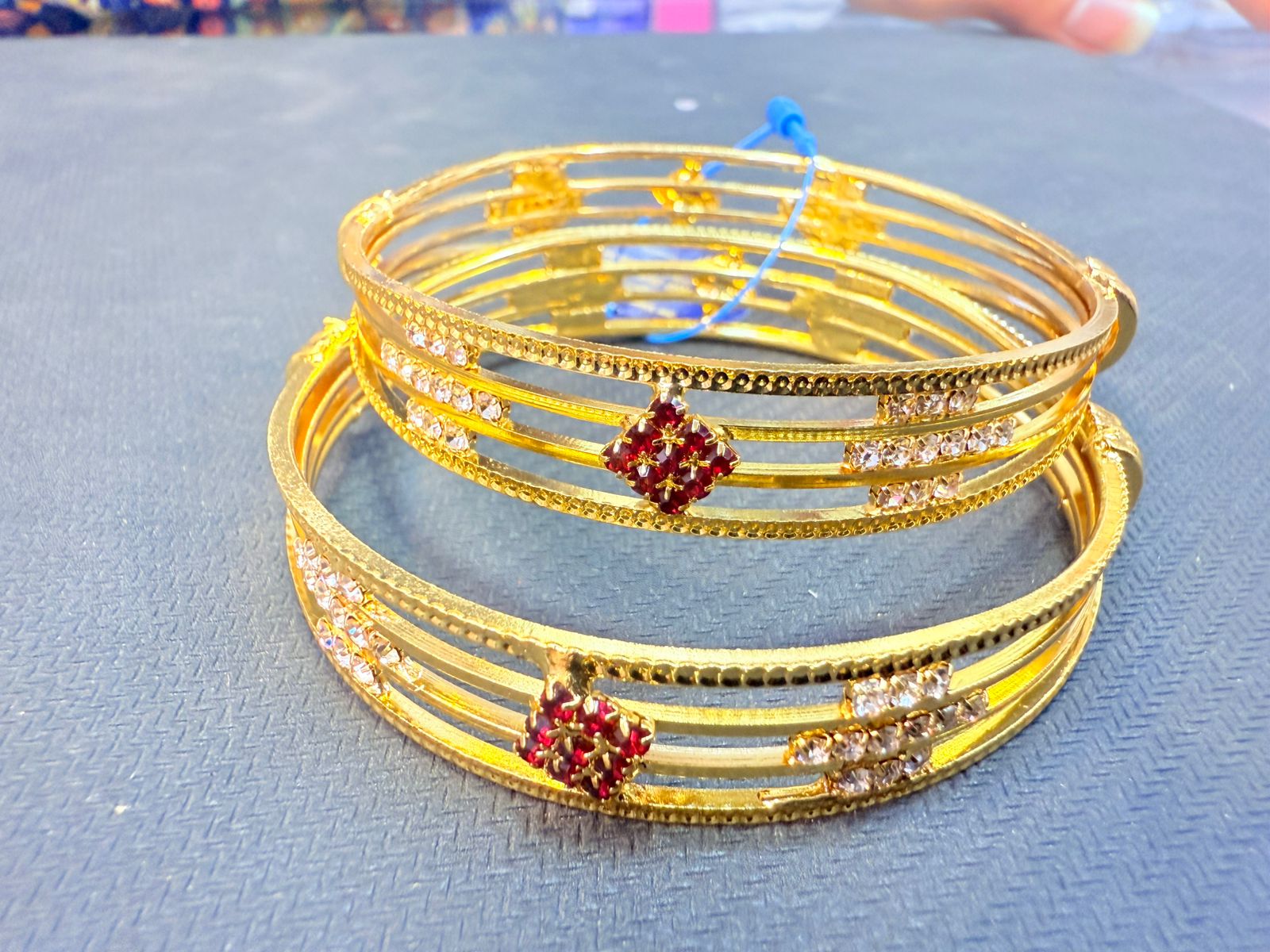 The Minimalist Arc Gold Bangle - Image 2