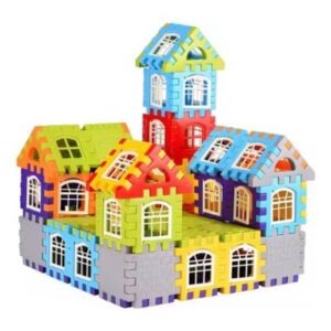 Top selling Learning educatioanl block construction happy House gift set for kids