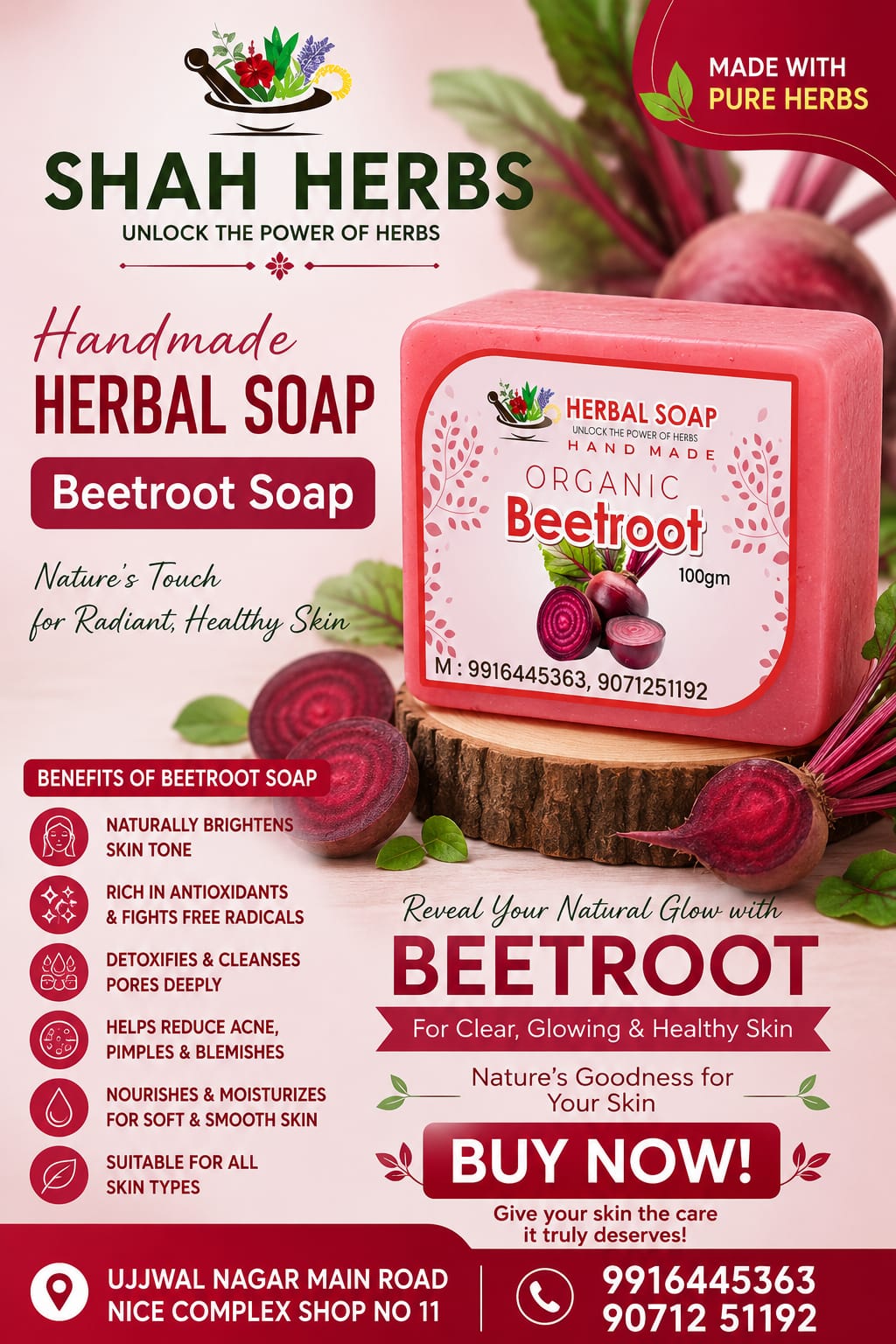 Beetroot soap - Image 1